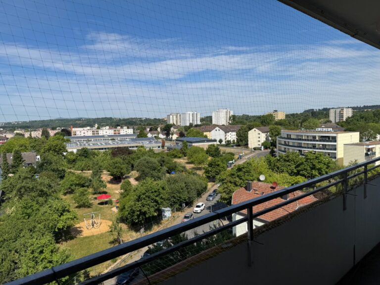 Blick vom Balkon