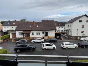 Blick vom Balkon